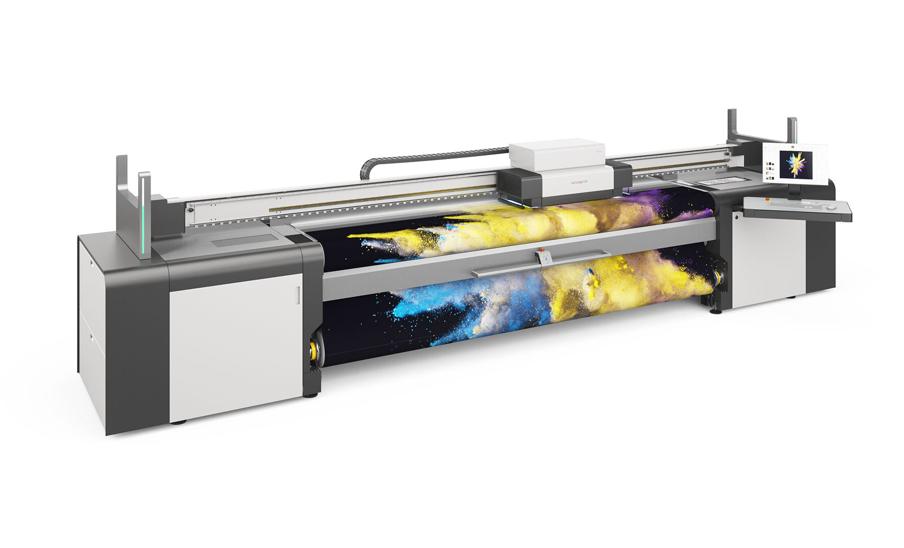 UV rulodan ruloya baskıda fark yaratan yenilikler SwissQprint’ten geldi